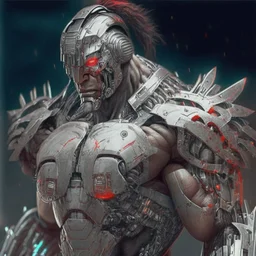 Cyborg Spartan warrior from 2190