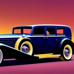 fullbody Drawing of 'sketch of 1934 Packard Car',intricate detail,andrea bonelli,Kilian Eng,Ohrai,evan lee,Aleksandr Sidelnikov,KyuYong Eom,three quarters frontal aerial view,toned colors,32k