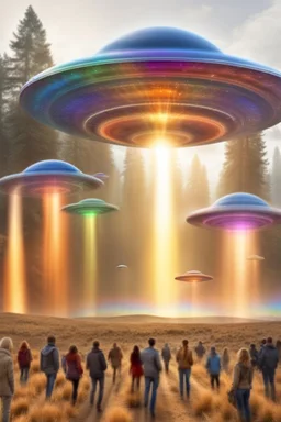 ufos rainbows,beautifuls paysages, fantastic colours,