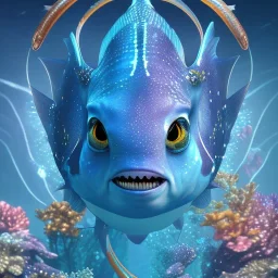 cute fish “wearing avatar make up” Pandora