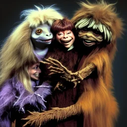 Dark Crystal, fizzgig, hugging, long arms