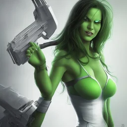 portrait, super villain she hulk