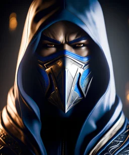 SUBZERO, mask cover whole face and hood , mortal kombat 11, highly detailed, hyper-detailed, beautifully color-coded, insane details, intricate details, beautifully color graded, Cinematic, Color Grading, Editorial Photography, Depth of Field, DOF, Tilt Blur, White Balance, 32k, Super-Resolution, Megapixel, ProPhoto RGB, VR, Half rear Lighting, Backlight, non photorealistic rendering