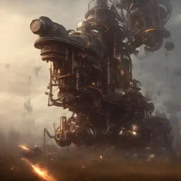 Heartbroken, steampunk, realistic, futuristic, heroic, 8k resolution, cinematic 4d