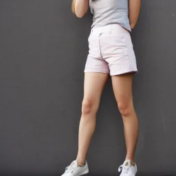 Girl wearing short