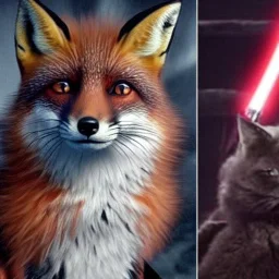 Fox game of thrones star wars creepy with cats