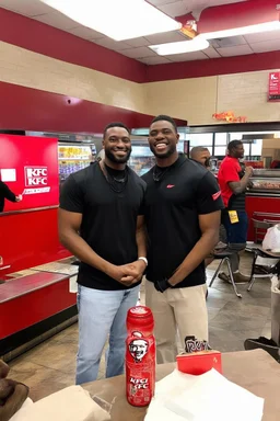 schwarze männer stürmen kfc