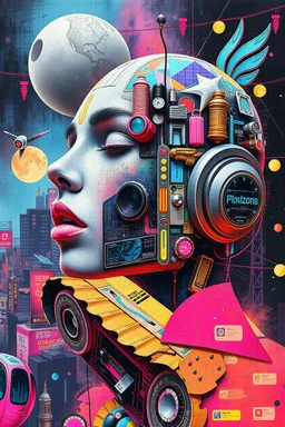 Surrealism Collage Techno Surrealism Art Work Neons colors colorful,find details