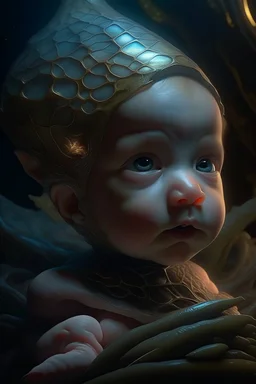Bosch nightmares painting style Title: a beautiful female baby alien, insanely detailed octane render trending on artstation, 8k artistic photography, photorealistic concept art, soft natural volumetric cinematic perfect light, chiaroscuro, award-winning photograph, masterpiece, oil on canvas, Raphael, Caravaggio, Greg Rutkowski, people, beksinski, Giger