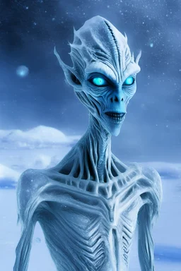 humanoid ice alien