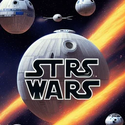 logo with only the letters 'STAR WARS', 32K