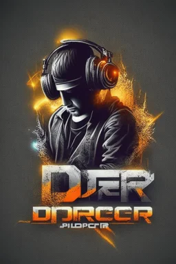 Dj producer creative logo