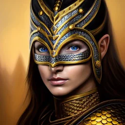 ultra detailed fullbody Portrait in oil on canvas of a Warrioress with Skyrim dragon priest mask and armor,extremely detailed digital painting, extremely detailed face,crystal clear Big eyes, mystical colors ,perfectly centered image, perfect composition,rim light, beautiful lighting, 8k, stunning scene,extremely sharp detail, finely tuned detail, ultra high definition raytracing, in the style of robert e howard and pablo oliveira and Ken Kelley and Ohrai Noriyoshi and Simon Bisley