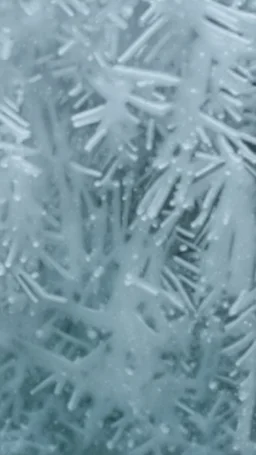 frost formed over glass
