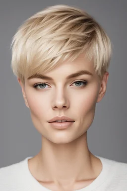 blond Pixie-Cut,