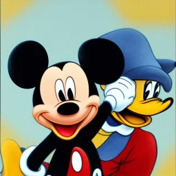 Mickey Mouse and Donald Duck by Jerome Bosch