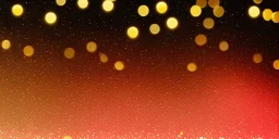 Abstract Christmas bokeh background - gold, pink blurred glitter lights - banner, header, panorama