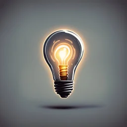lightbulb game stylized