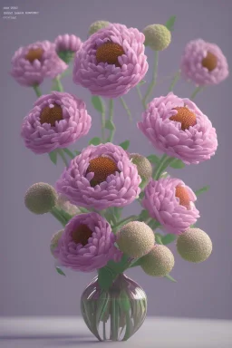 pommiers en fleurs, vray, redu houdini