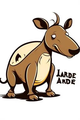 Aardvark with a mischievous grin, Style: Cartoon Minimalist, Mood: Playful, Lighting: Flat with bold shadows, T-shirt design graphic, vector, contour, white background. AND WORDS\"life is better with a Aardvark\"IN WHIT LETTERS.THE BACK