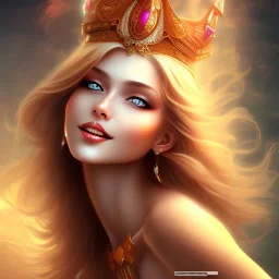 Beautiful women goddess full image smile