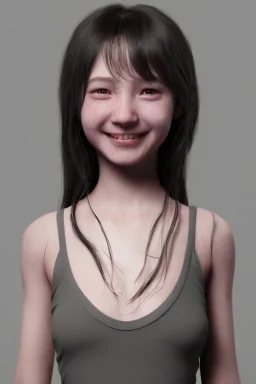 darkness body girl smile cute realistic cry