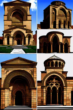 Architecture of Armenia, Sights. Armenian style. Armenian architecture is pronounced.