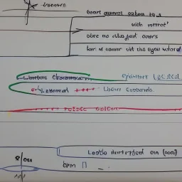 Diagram sentences schemas non linear glyphs