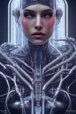 cyberpunk, glass body, women, portrai, open mouth, perfect skin, tron, cyborg , perfekt, real, dream, hr giger