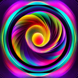 beautiful mockap graphic sifi ,colorful ,artistic, math,nice recursive art