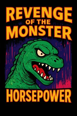 can you make the monster more angry and more 90s style