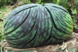 H R Giger watermelon carving