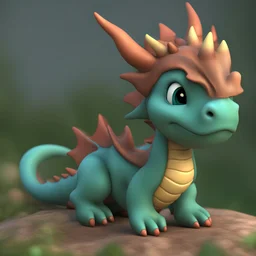 cute dragon 3D