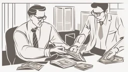 The image accompanying the article symbolically depicts the process of debt management and improving one's personal financial situation. The image portrays an ordinary individual holding the burden of debt and financial challenges in their hands. Meanwhile, another person, representing a financial consultant or advisor, is shown providing advice and guidance to the first person on how to effectively manage their debt and develop strategies to improve their financial situation. This image is ill