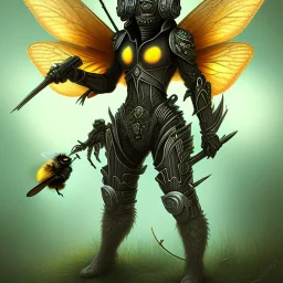 bumblebee fairy warrior