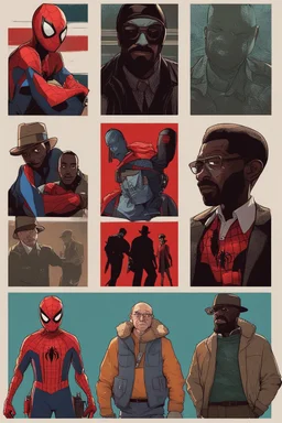 Spiderman into the Spider-verse x Breaking Bad x Arkham Asylum x Read Dead Redemption 2