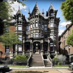 At 2146 W. Caton Street in Wicker Park stands the Frederick Gehrke House, built in 1889 and designed by architects Faber & Pagels. This handsome late-Victorian residence was part of a row of five substantial single-family homes constructed on what was then a newly carved, 600-foot street called Columbia. At the time, this triangular pocket near Damen, North, and Milwaukee was one of the last undeveloped stretches of prairie in the neighborhood — soon to become one of Chicago’ black and white pen