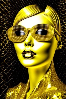 Gold Digger; optical art; digital art; post-internet art; Marina Apollonio