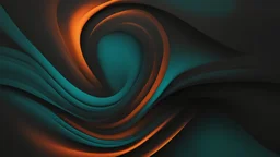 Teal orange cyan black smooth color gradient swirl background, dark grainy textured web banner poster cover design