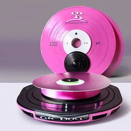 Pink CD-R design