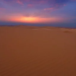 désert du Sahara, coucher de soleil, dune de sable