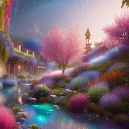 floral arch, sparkle, luminous, ultra high definition, ultra sharp focus, unreal engine 5, extremely sharp detail, colorful, intricate,ornate, epic,