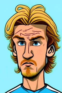 Rasmus Hojlund Footballer,cartoon 2d