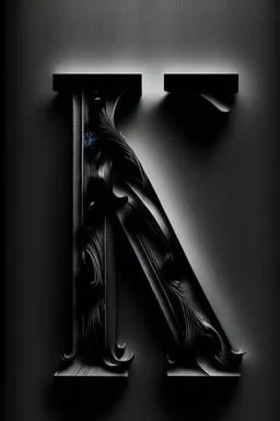 letter 'k' black colour, aesthetic,