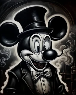 Dark gothic , Steamboat Willie portrait