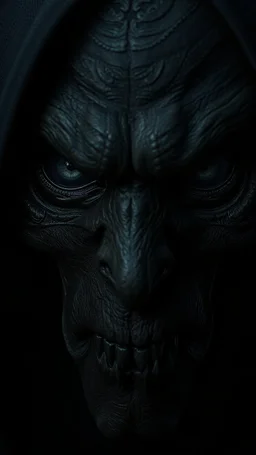 a Black phanter eyes in the dark by his skin texture in a 3d rendering full-height image of a grim and dark scene. Ensure the final images exhibit the utmost quality, encompassing 4K, 8K, and 64K resolutions, with 3D rendering that manifests in photorealistic, hyperrealistic, and highly detailed representations. Employ techniques such as HDR, UHD,