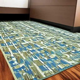 printed hotel room carpet