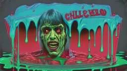 creepshow in the style of jello