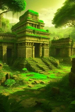 Ancient jungle ,ruins