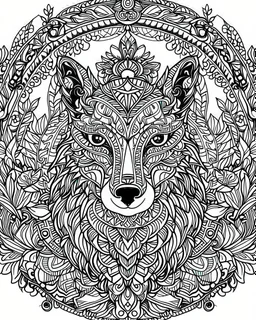 ANIMAL MANDALAS Adult Coloring Book Anxiety Relief Coloring Book for Adults